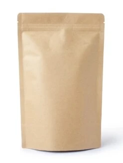 Standbodenbeutel Kraftpapier Braun, Druckverschluss 85 X 145 + 50 Mm 500 Stk.