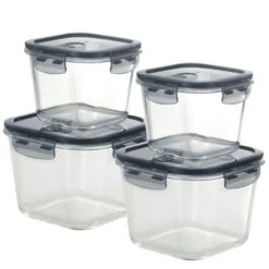 PIE LOCK | Glas Frischhaltedosen Set 10 Tlg | Vorratsdosen | Bento-Box | Aufschnittdose | Brotbox | Brotdose | Wurstdose | Mikrowellendose | Meal Prep -Küche Produkte Geschäft b6dc5f99 ee5f 47de ae84 80245d0ed424