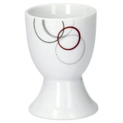 Kombiservice Palazzo 62tlg. - Weißes Porzellan Mit Kreise- Dekor In Grau Und Dunkelrot - Für 6 Personen 15 Kombiservice Palazzo 62tlg. - Weißes Porzellan Mit Kreise- Dekor In Grau Und Dunkelrot - Für 6 Personen -Küche Produkte Geschäft bb7298e5 15b0 40a0 a07e 97406b38cae2