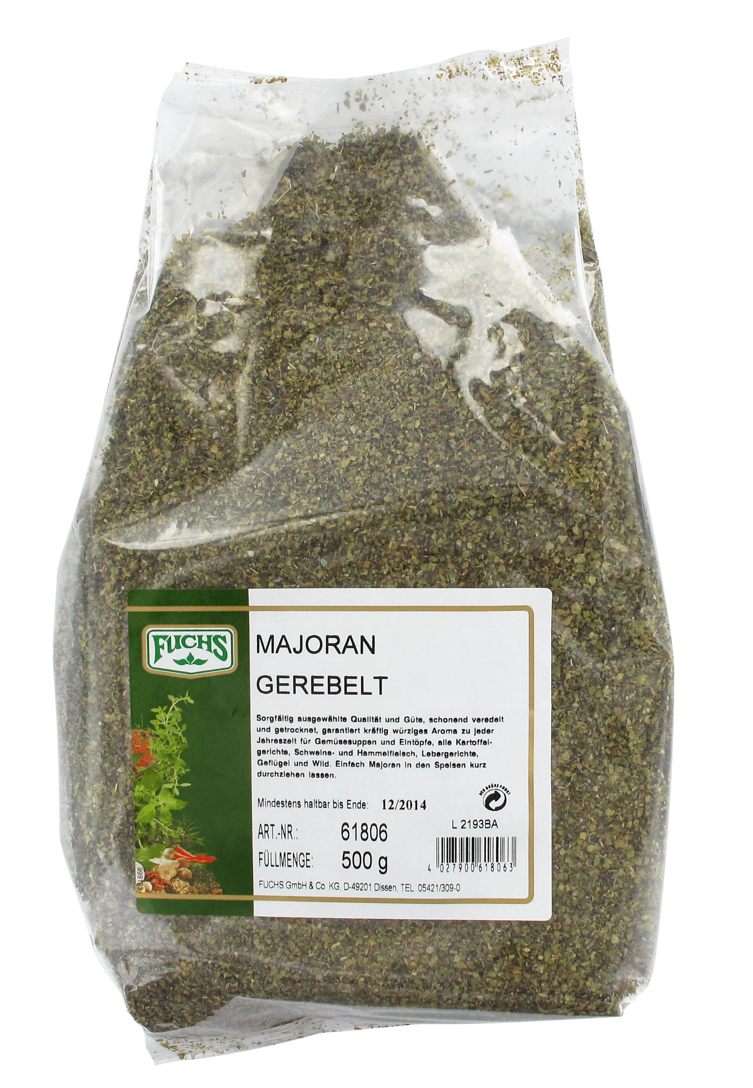 Fuchs Majoran Gerebelt (500g) 3 Fuchs Majoran Gerebelt (500g)