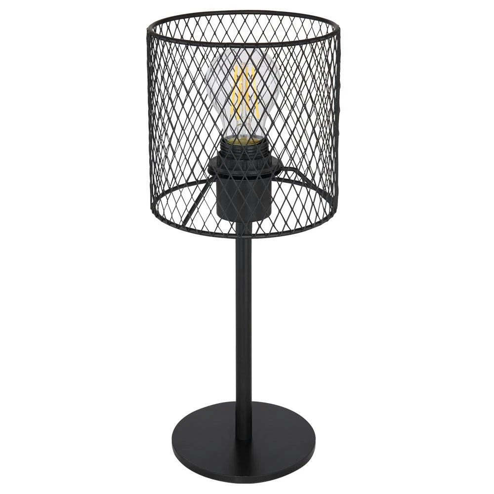 Nacht Tisch Leuchte Geflecht Beistell Lese Wohn Zimmer Beleuchtung Chrom Lampe Globo 24696 5 Nacht Tisch Leuchte Geflecht Beistell Lese Wohn Zimmer Beleuchtung Chrom Lampe Globo 24696 - Image 3