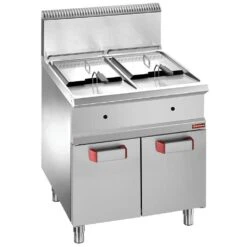 Gastro Gas-Fritteuse Zwei Becken Tischgerät Fritteuse Je 8 L Kapazität -Küche Produkte Geschäft c04adaae 8115 436a 989c b744194758f3