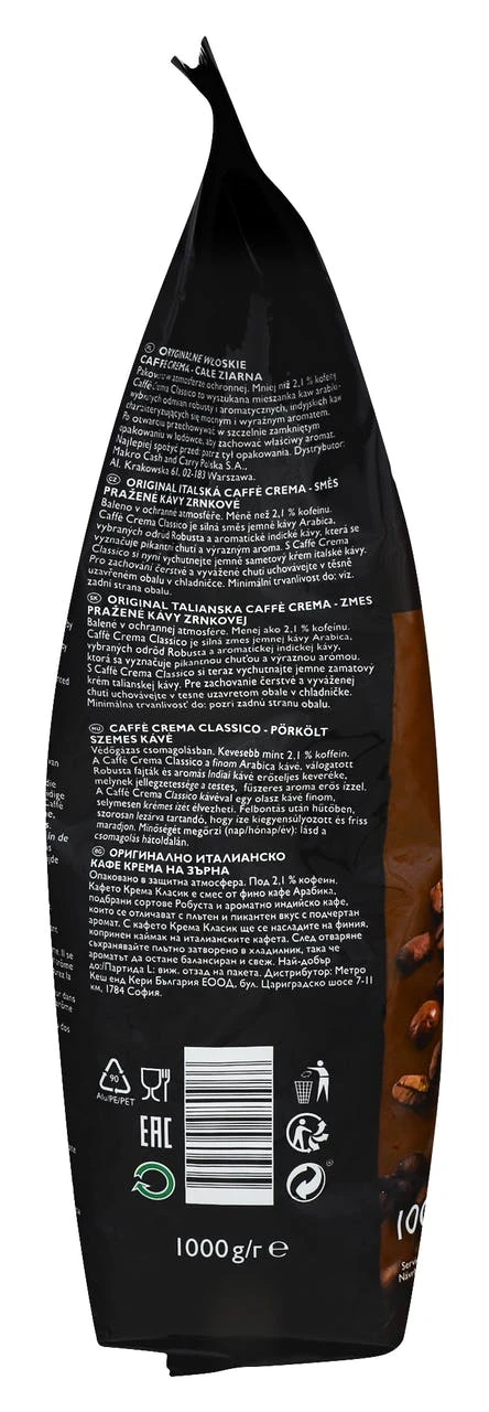 Rioba Kaffeebohnen Caffee Crema Classico (1 Kg) 8 Rioba Kaffeebohnen Caffee Crema Classico (1 Kg) - Image 6