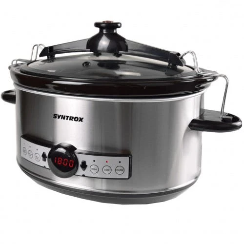 7,5 Liter Edelstahl Slow Cooker Mit Warmhaltefunktion 9 7,5 Liter Edelstahl Slow Cooker Mit Warmhaltefunktion - Image 7