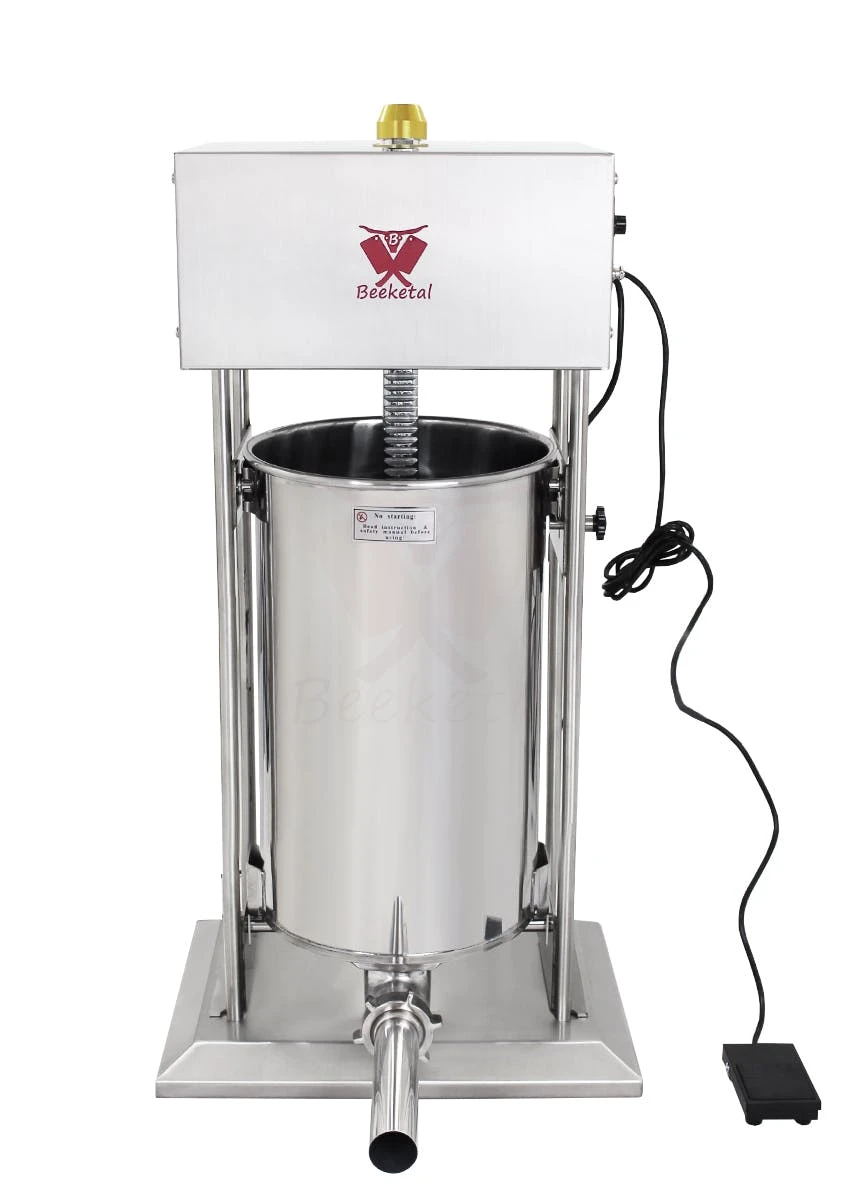 Beeketal Edelstahl Wurstfüller Elektrisch BT25-E 3 Beeketal Edelstahl Wurstfüller Elektrisch BT25-E