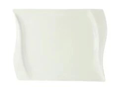 Tafelservice Moonlight 12tlg. - Weiß Mit Farbigem Gittermuster-Dekor Und Geschwungenen Kanten - Für 6 Personen -Küche Produkte Geschäft d4ce78e7 9f39 4d57 abae 418dd48510e6 1