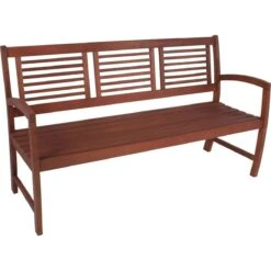 Tarrington House Bank Bolton, FSC Eukalyptus-Holz, 160 X 69 X 88 Cm, 3-Sitzer, Wetterfest, Braun -Küche Produkte Geschäft d89de11c 7981 4de6 8880 87a3bd71d2e5