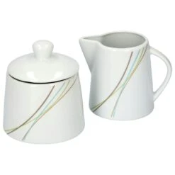 Kaffeeergänzungsset Milchkännchen & Zuckerdose Lima Porzellan Weiß Mit Dekor 11 Kaffeeergänzungsset Milchkännchen & Zuckerdose Lima Porzellan Weiß Mit Dekor -Küche Produkte Geschäft e190977a ba66 4311 8d5e 4d5f03f66f7e