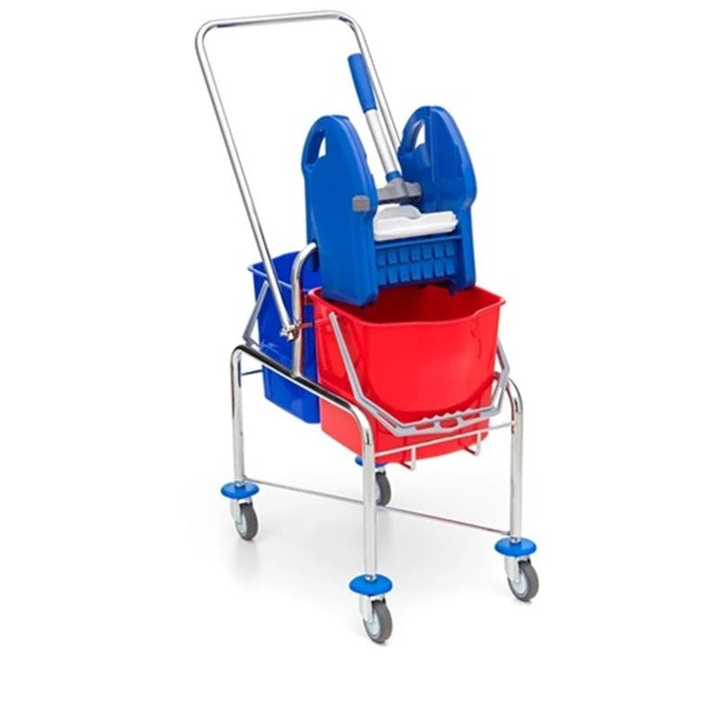 Wisch-Star Serie 209 Doppelfahrwagen Mit Müllsackhalterung 7 Wisch-Star Serie 209 Doppelfahrwagen Mit Müllsackhalterung - Image 5