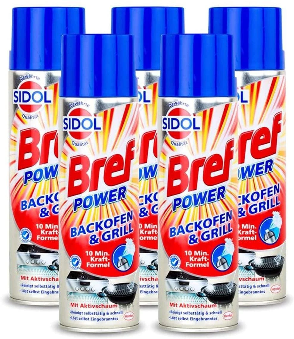 Bref Power Ceran & Stahl 6er Pack Edelstahl Reinigung 500 Ml Reinigungsmittel 6 Bref Power Ceran & Stahl 6er Pack Edelstahl Reinigung 500 Ml Reinigungsmittel - Image 4