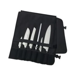 METRO Professional Messer Set 6-tlg., Ink. Tasche Und Messerschärfer, Edelstahl/ Polyester, 44 X 87.5 X 1 Cm, Schwarz -Küche Produkte Geschäft ec19de7b 8392 498b b46e 8fe1e549440d