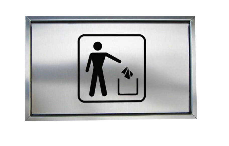 Müllklappe - EK22 Ohne Piktogramm Edelstahl 4 Müllklappe - EK22 Ohne Piktogramm Edelstahl - Image 2