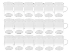 24er Set Teeglas Ceylon 220ml - Klassische Teetasse Aus Hitzebeständigem Glas Mit Henkel -Küche Produkte Geschäft f58e5627 2413 4a27 8a02 b45190e5b450