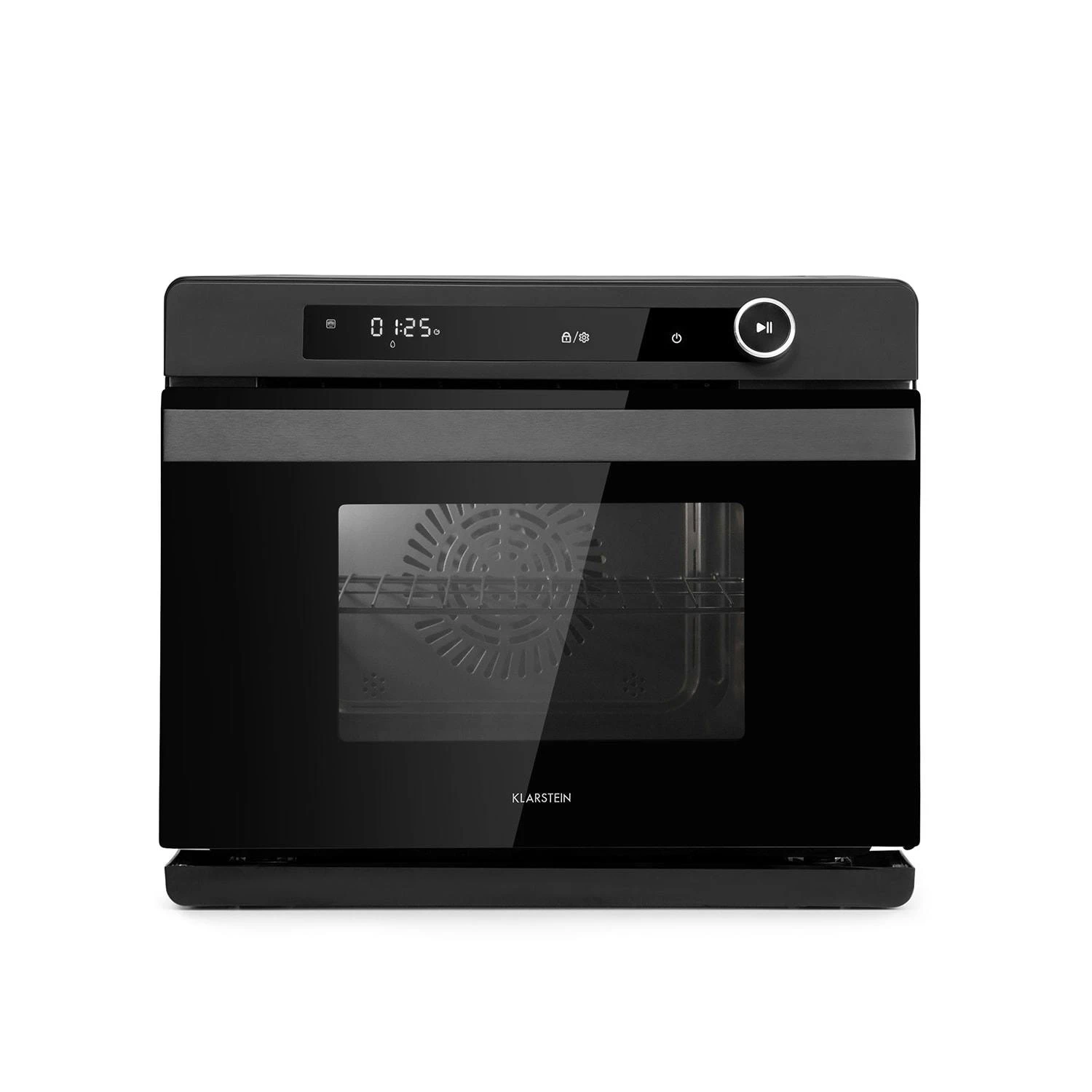 VaporChef Dampfbackofen 230 °C 31 L Drehregler EEK A Schwarz 6 VaporChef Dampfbackofen 230 °C 31 L Drehregler EEK A Schwarz - Image 4