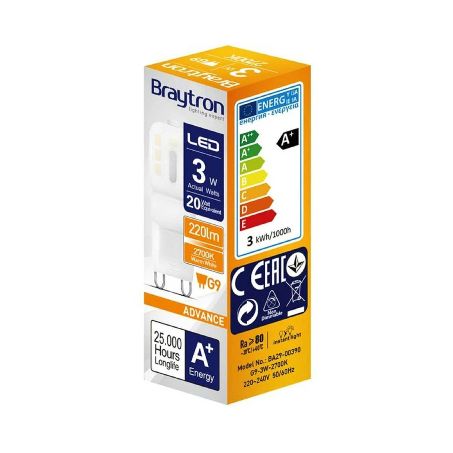 G9 Birne | LED | Leuchte | Lampe | Stift| Stecklampe | 3 Watt | 230V | 220lm | Warmweiß 10 Stück 9 G9 Birne | LED | Leuchte | Lampe | Stift| Stecklampe | 3 Watt | 230V | 220lm | Warmweiß 10 Stück - Image 7
